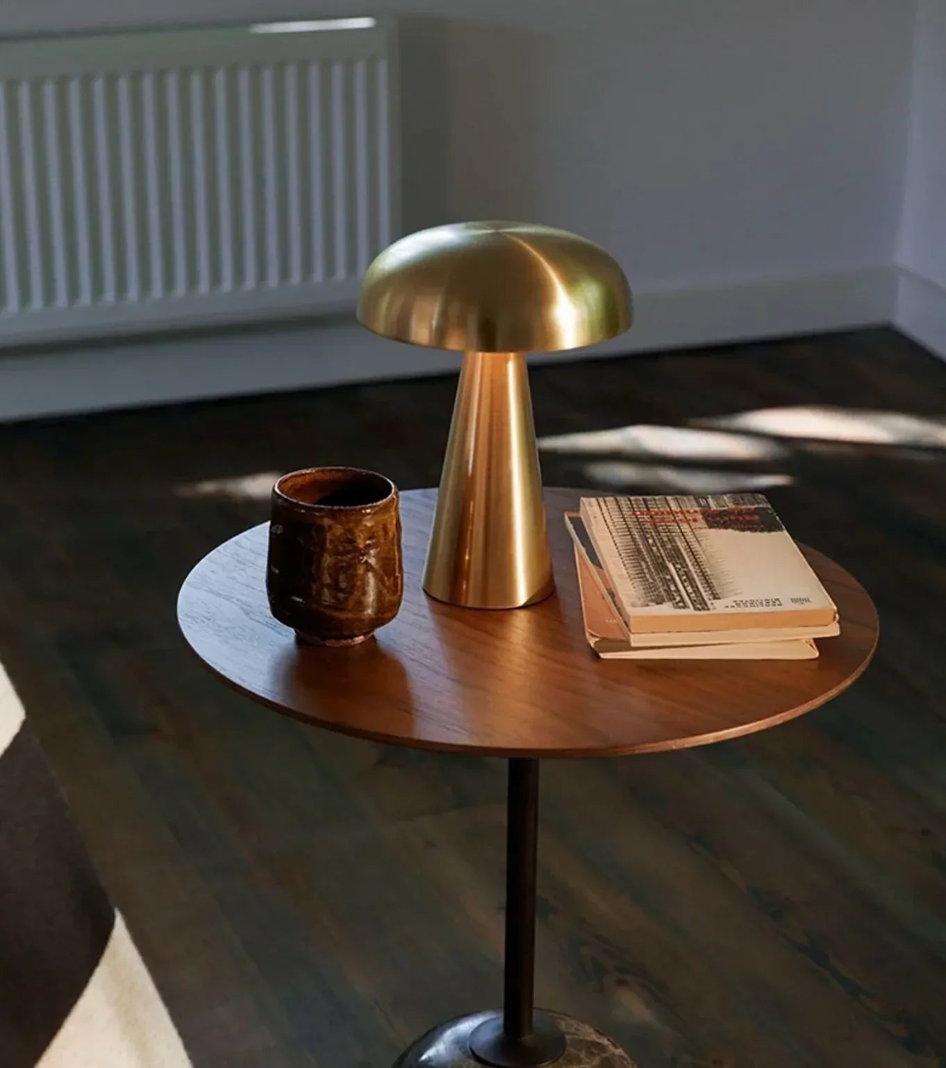 Luminária Design Moderno Dourada