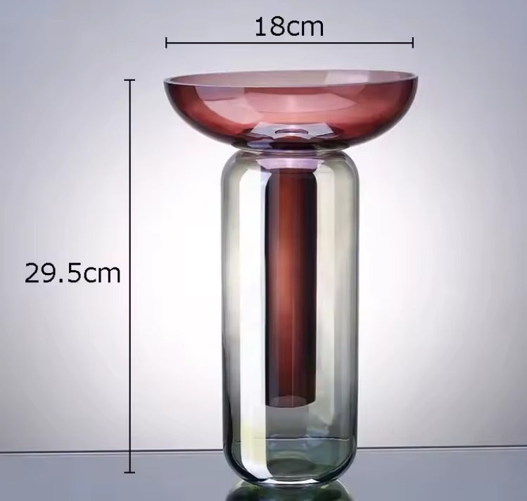 Vaso de Vidro Gradiente