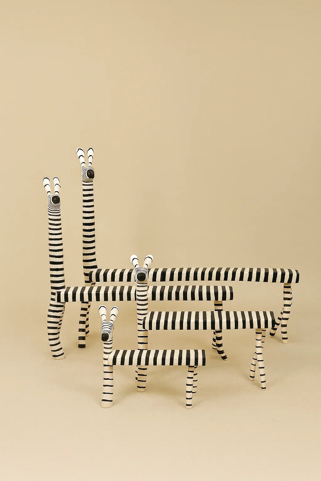 Banquinho Zebra do Leno (Assinada e Original)