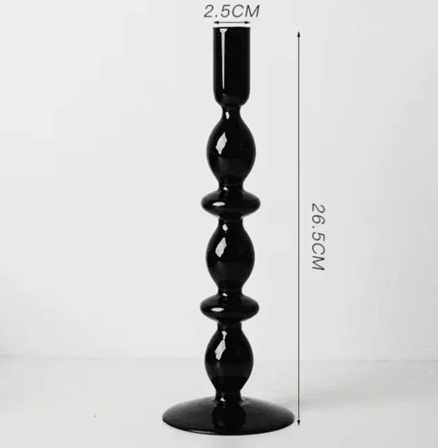 candelabro-preto-de-vidro-para-vela-stoa-home-design-26270 - STOA DESIGN