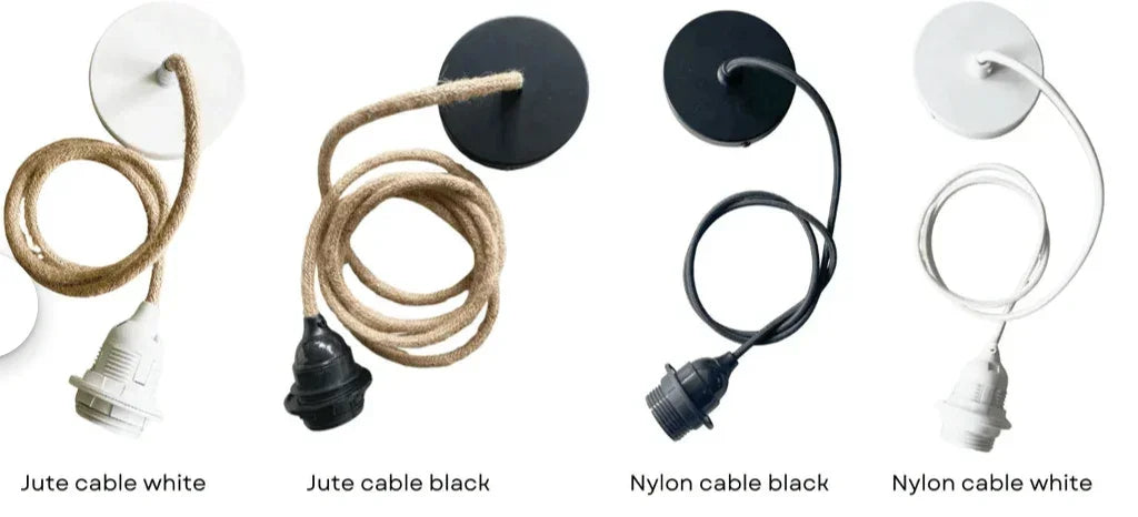 Luminária Pendente de Linho - STOA HOME DESIGN