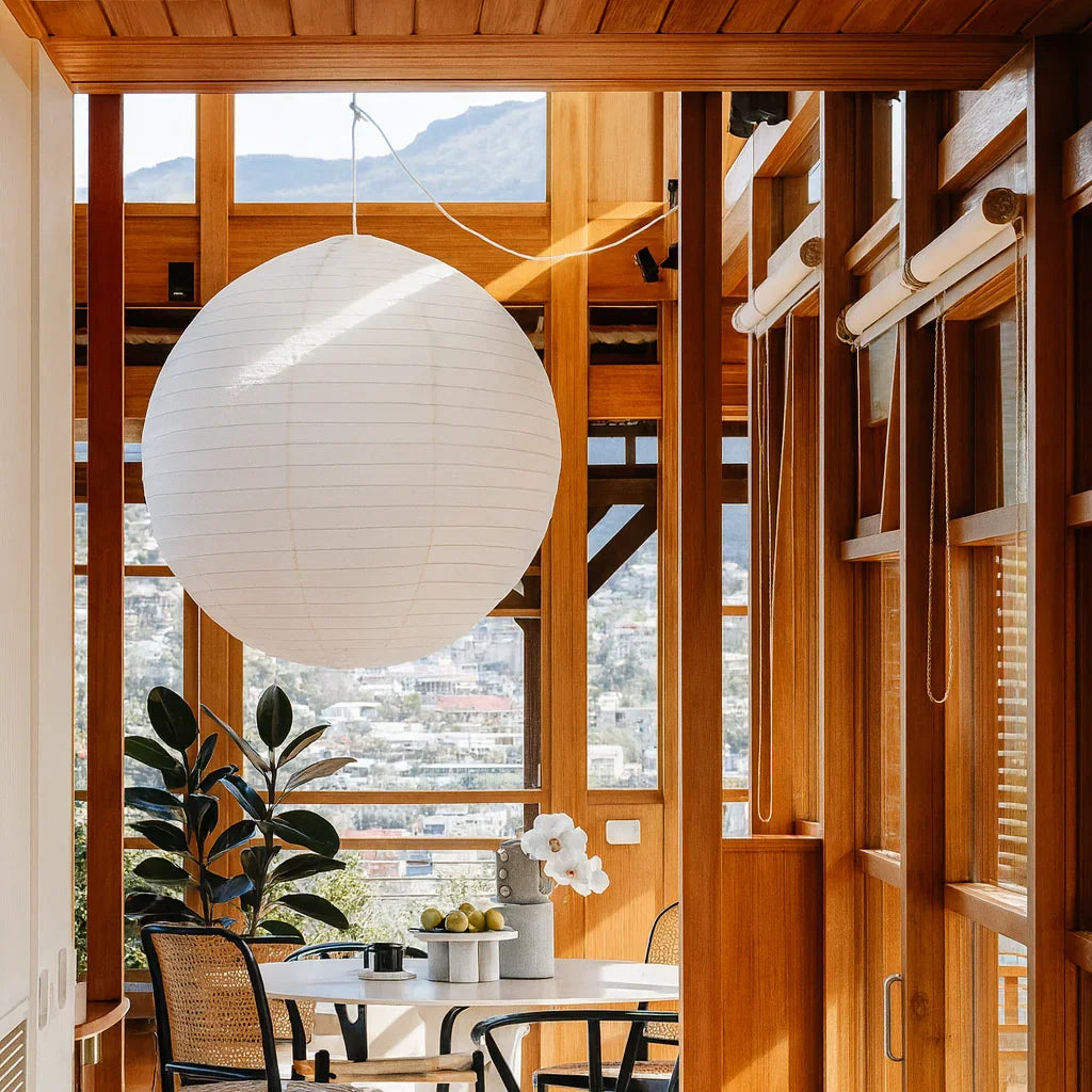 luminaria_de_teto_de_linho - STOA DESIGN