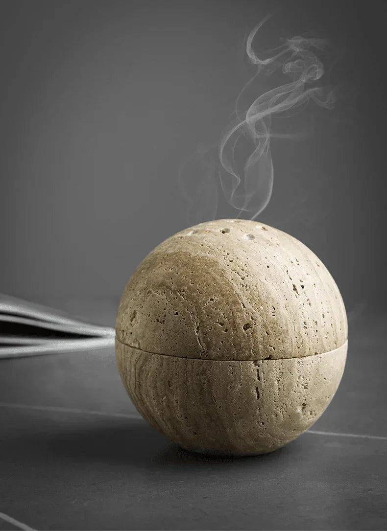 Porta Incenso de Mármore - STOA HOME DESIGN