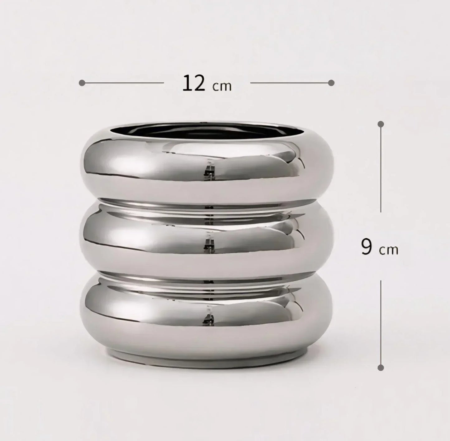 Porta Pincel Prateado - STOA HOME DESIGN