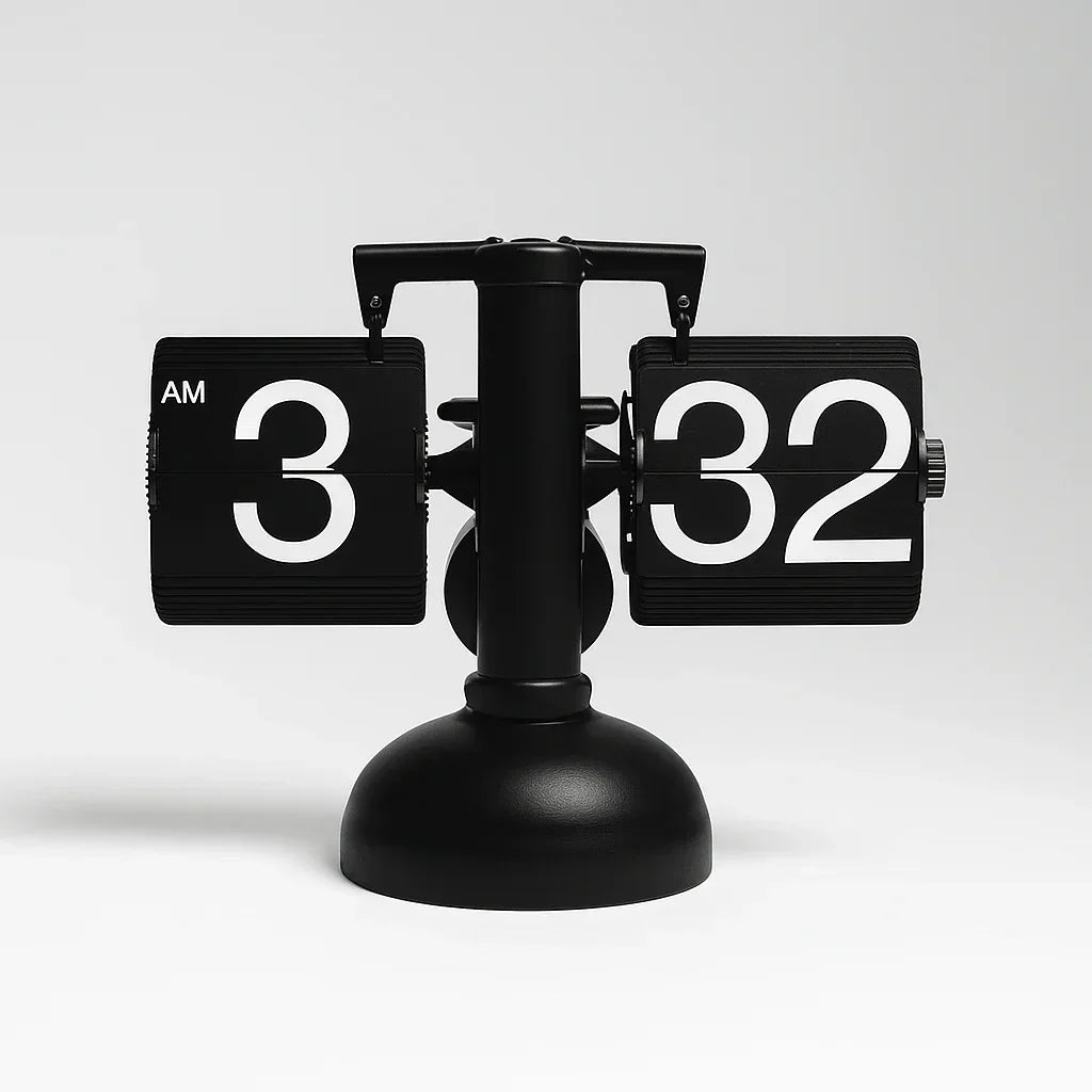 relogio-de-mesa-pagina-flip-preto-stoa-home-design-48539 - STOA DESIGN