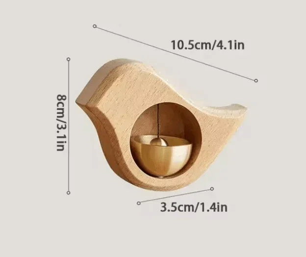 Sinos de Vento de Madeira para Porta - STOA HOME DESIGN