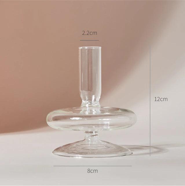 Castiçal de Vidro para Vela - Stoa Design