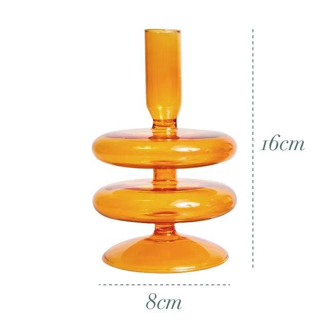 Castiçal de Vidro para Vela - Stoa Design