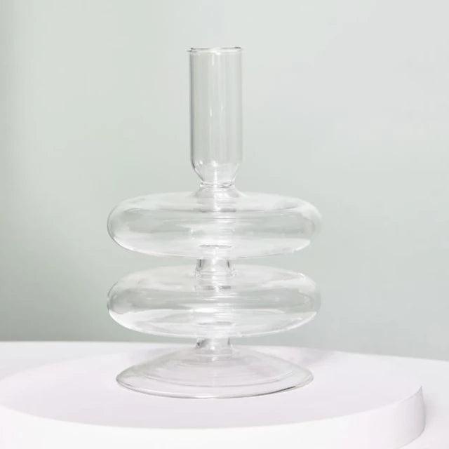 Castiçal de Vidro para Vela - Stoa Design