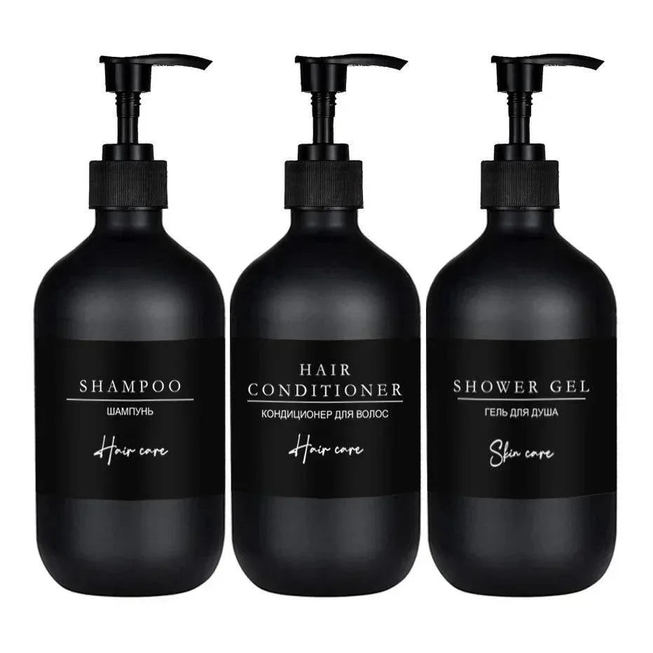 conjunto-de-3-portas-shampoo-pretos-stoa-home-design-82496 - STOA DESIGN