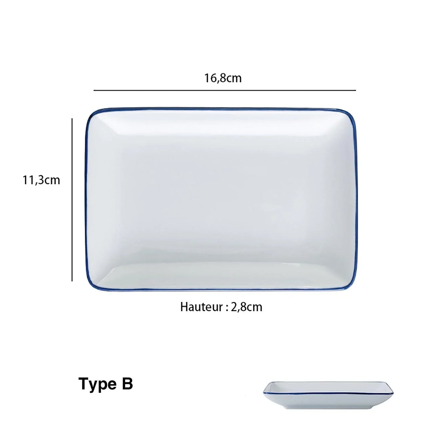 Prato de Cerâmica Minimalista - STOA HOME DESIGN