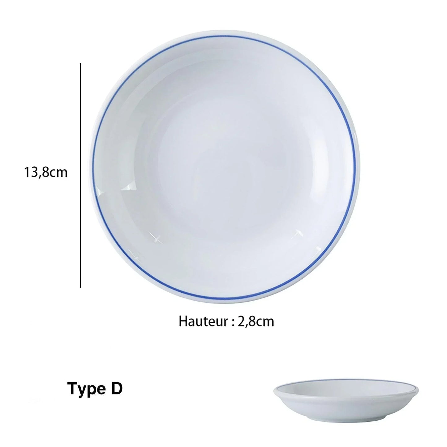 Prato de Cerâmica Minimalista - STOA HOME DESIGN