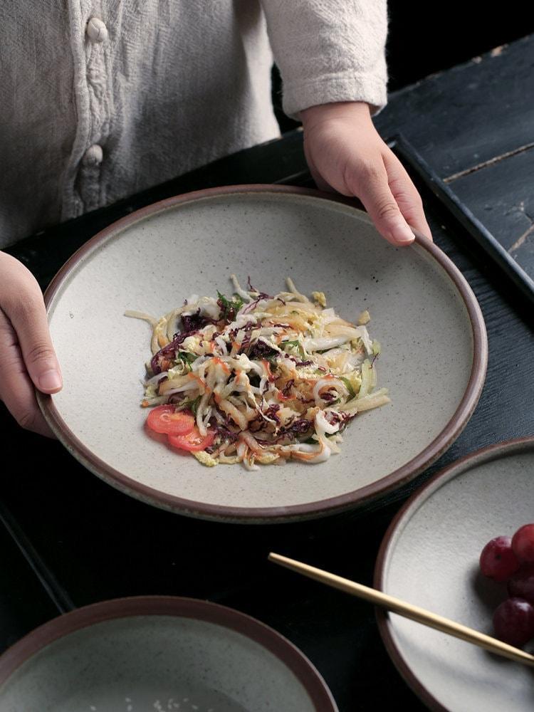 Prato de Salada em Cerâmica - STOA HOME DESIGN