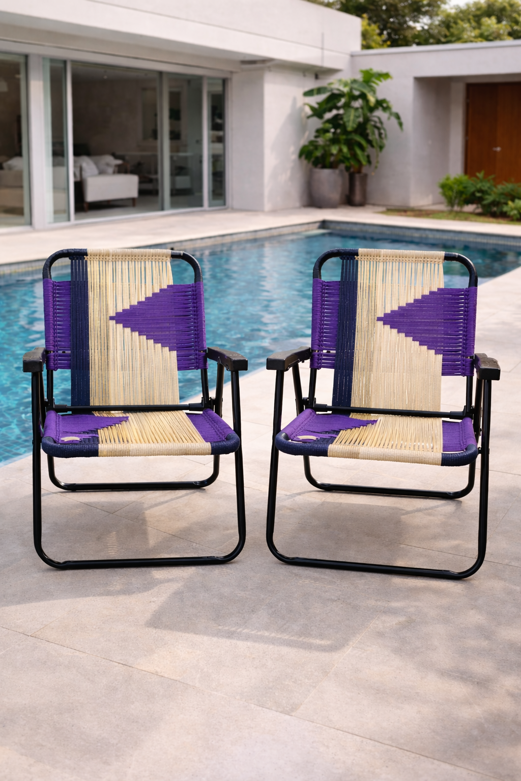 Cadeira de Praia Macramê Debora