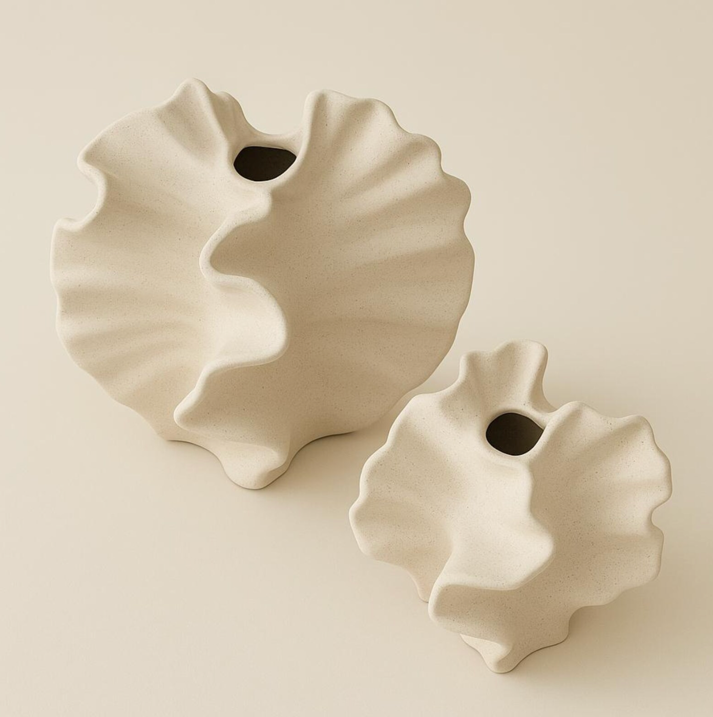 Vaso de flores orgânico