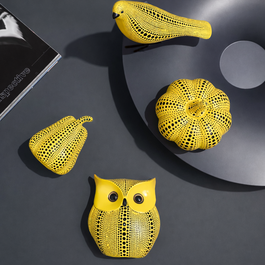 Esculturas Kusama Yayoi (inspiração)