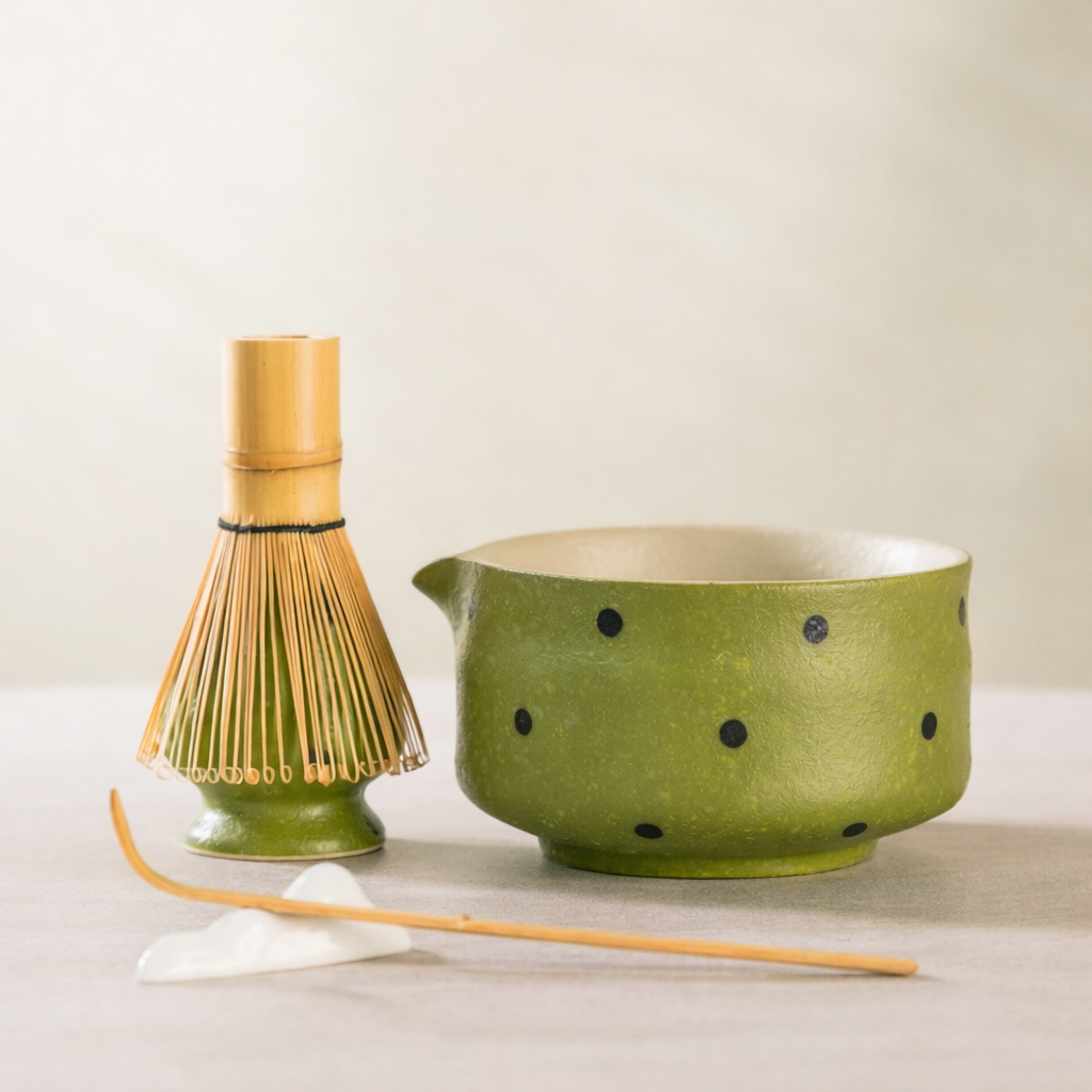 Kit Matcha Ceramic & Bamboo