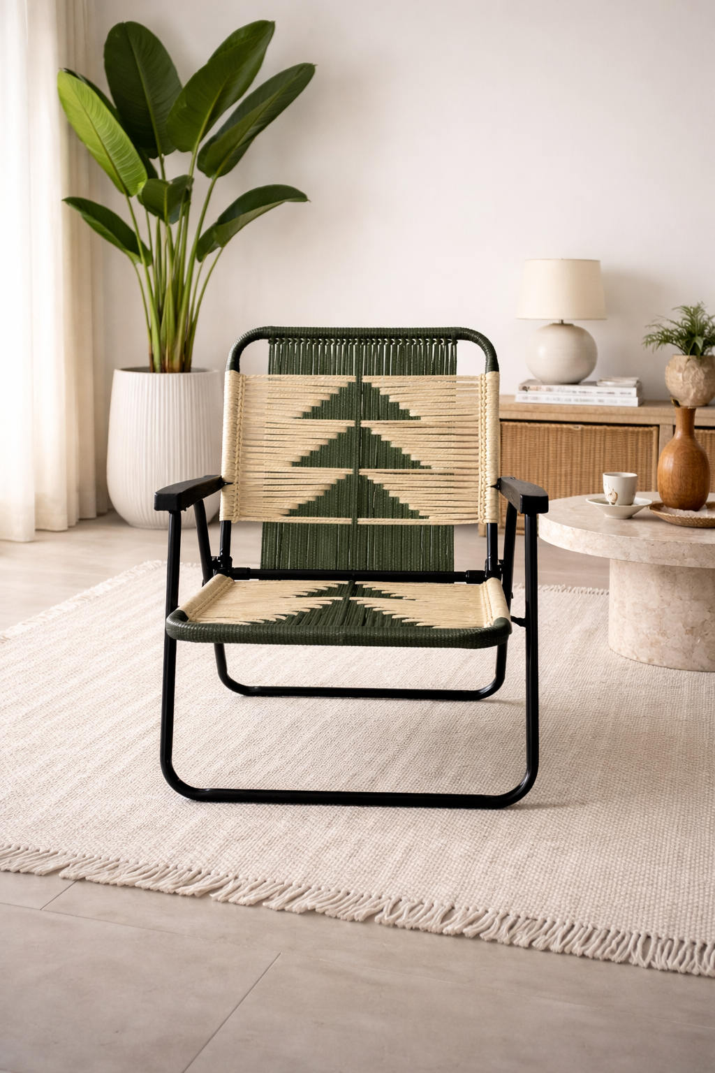 Cadeira de Praia Macramê Betina