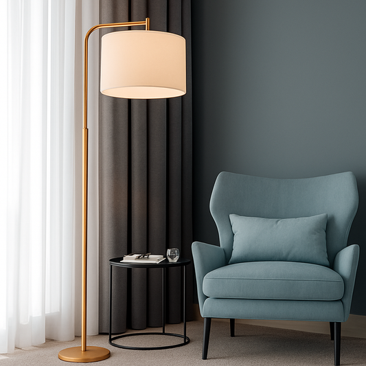 Luminária de Chão Capri Foco Metallo