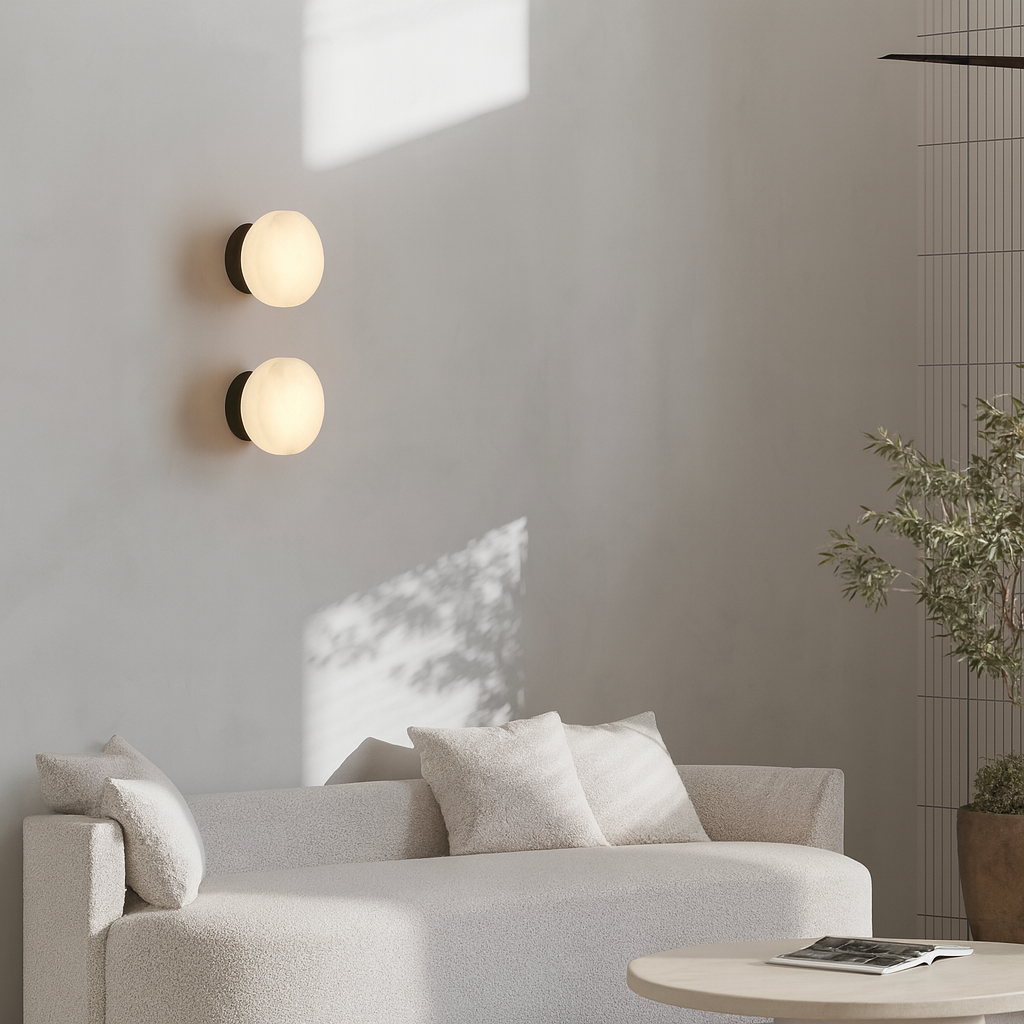 Arandela em Mármore Natural