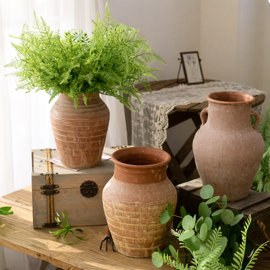 Vaso de Flores Arcilla