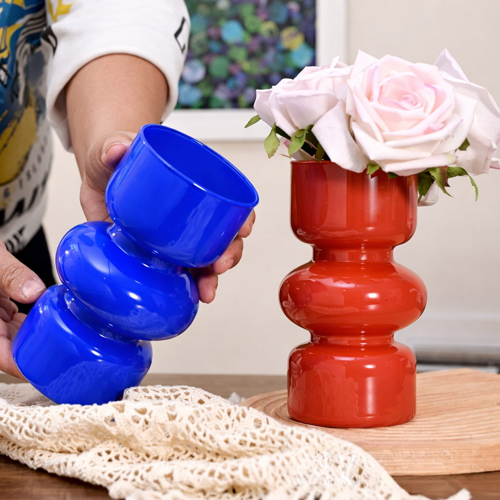 Vaso de vidro Morandi