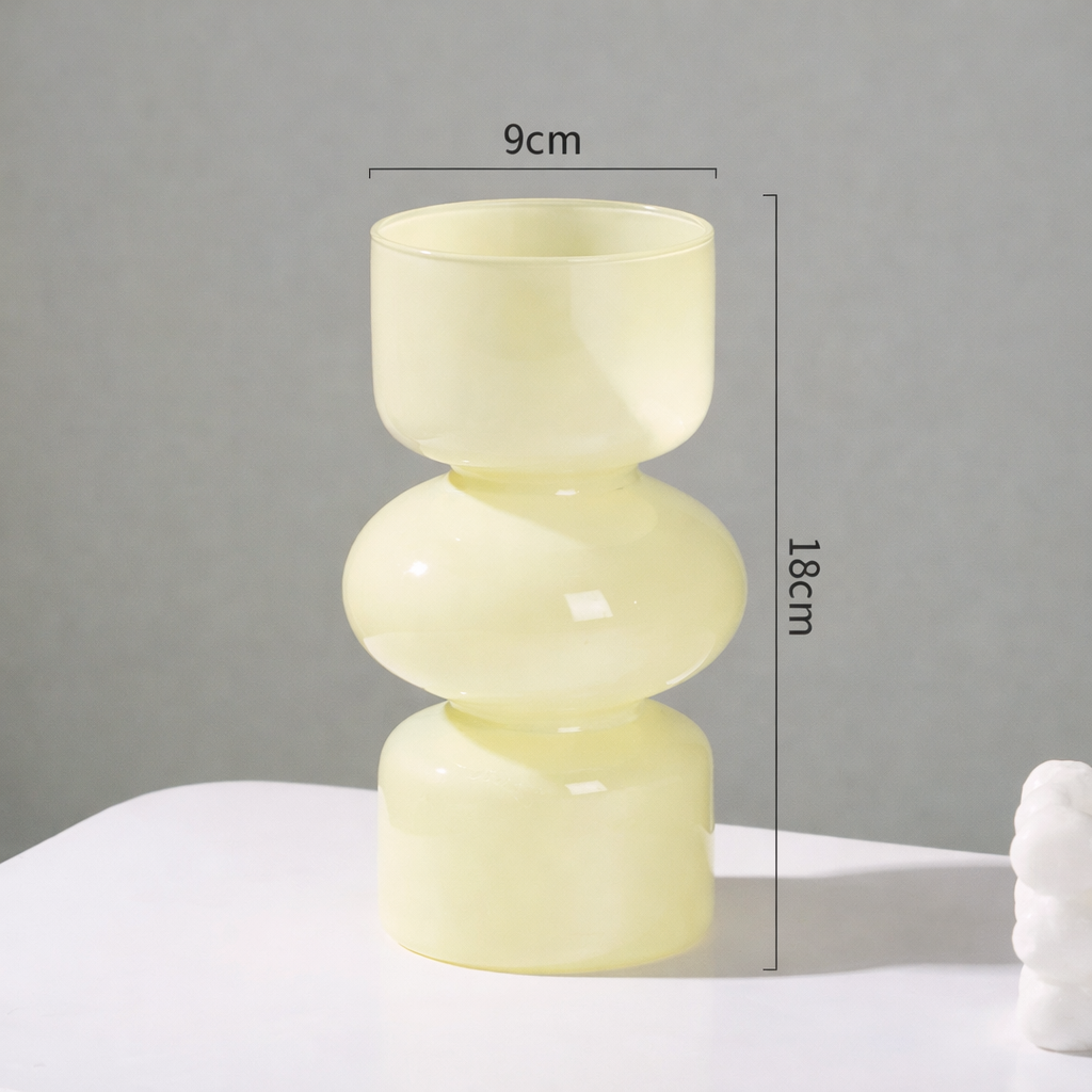 Vaso de vidro Morandi