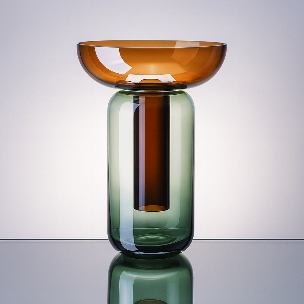 Vaso de Vidro Gradiente