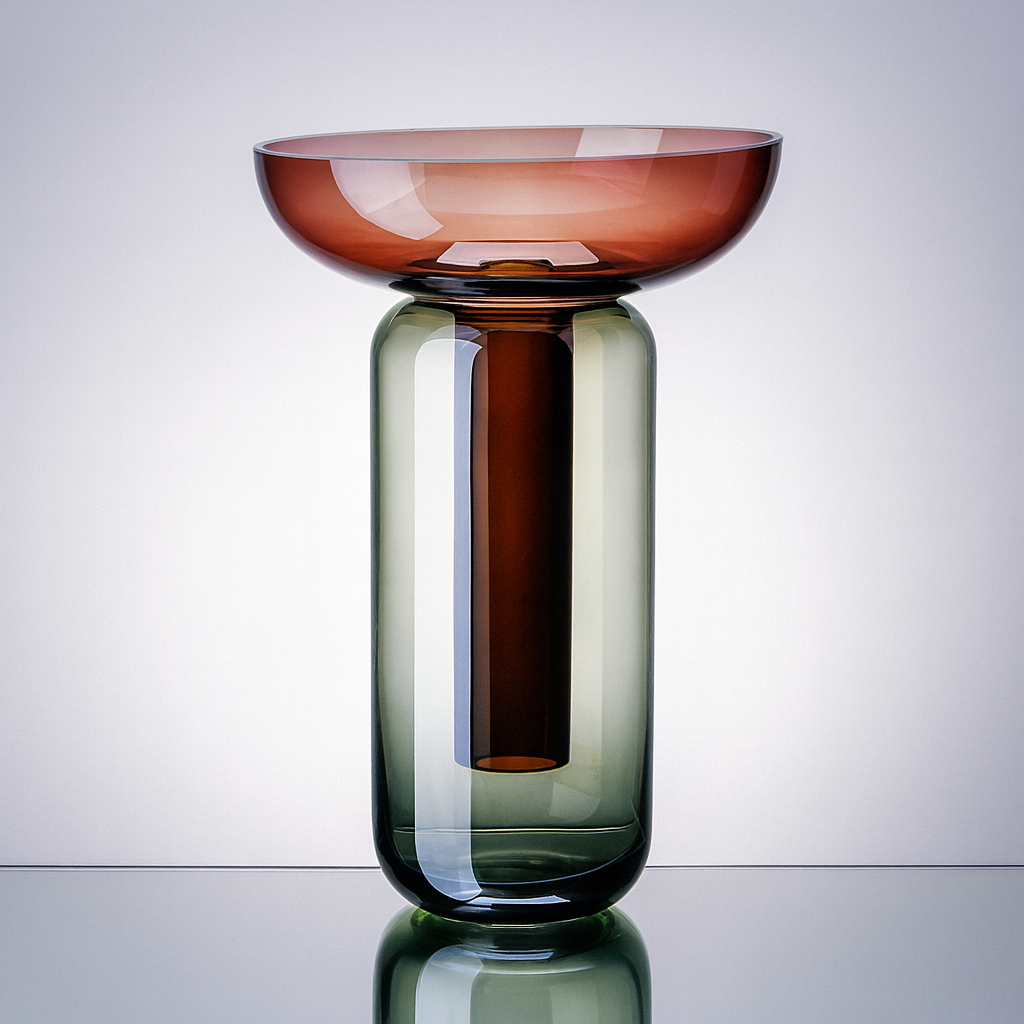Vaso de Vidro Gradiente