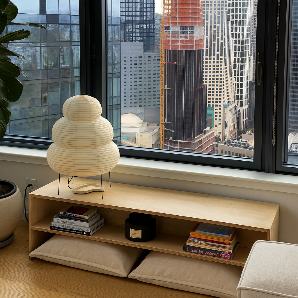 Luminária Wabi-Sabi Japonesa