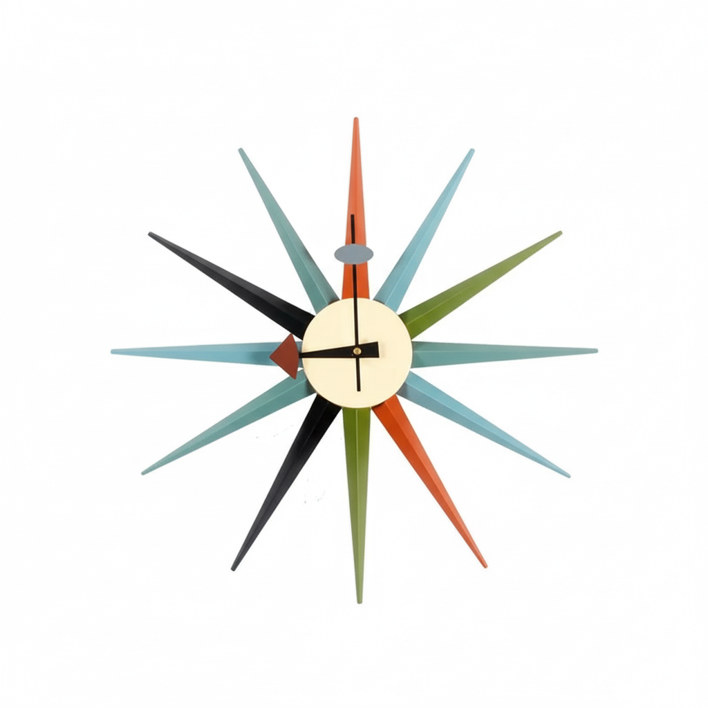 Relógio de Parede Nórdico em Madeira