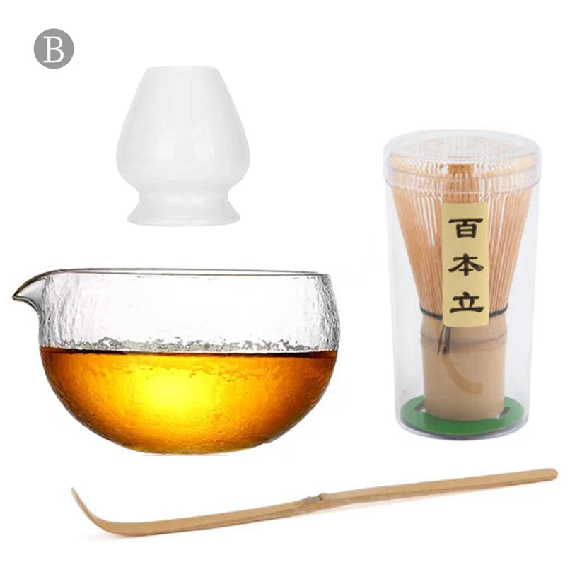 Conjunto Matcha 500 ml Minimalista Vidro