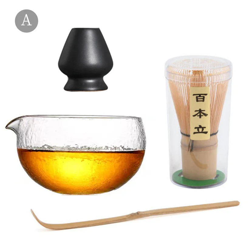 Conjunto Matcha 500 ml Minimalista Vidro