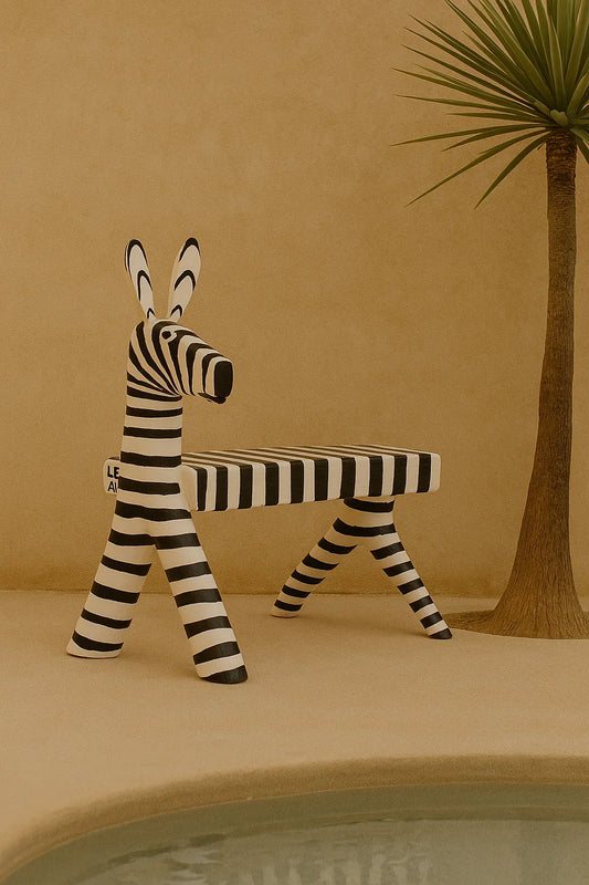 Banquinho Zebra do Leno