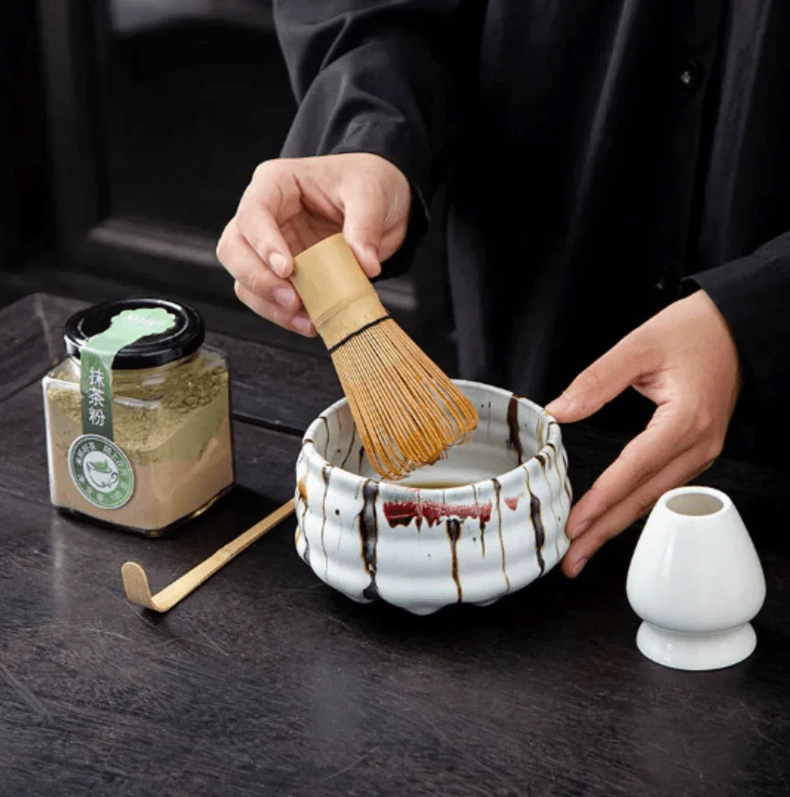 Conjunto de Matcha Cerâmica 420ml - STOA HOME DESIGN