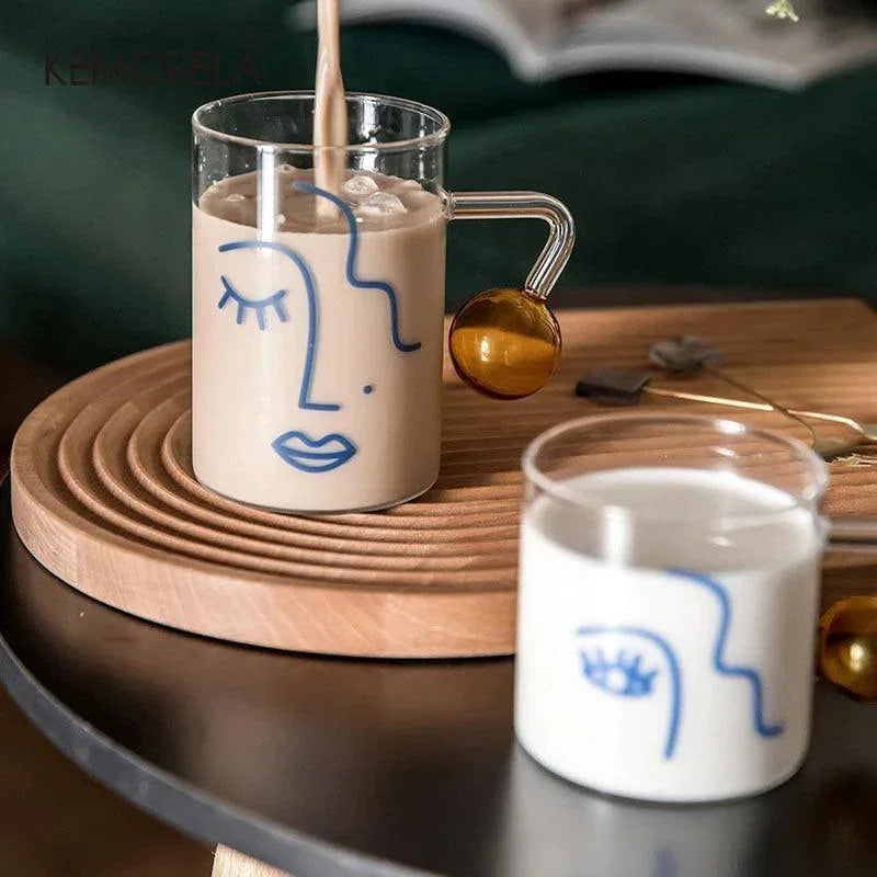 copo-de-vidro-com-desenho-de-rosto-stoa-home-design-20675 - STOA DESIGN