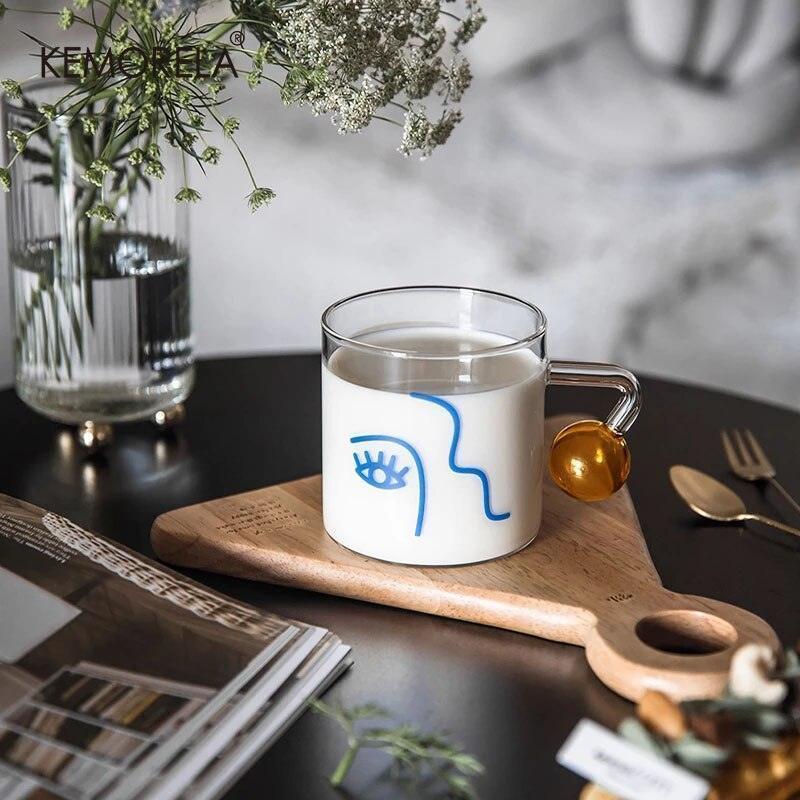 copo-de-vidro-com-desenho-de-rosto-stoa-home-design-71125 - STOA DESIGN