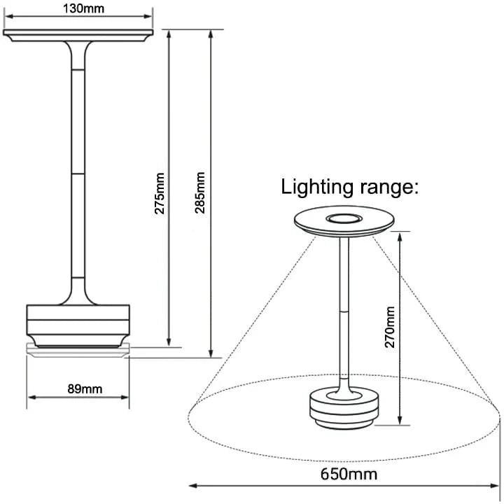 Luminária com Sensor de Toque LED - STOA HOME DESIGN