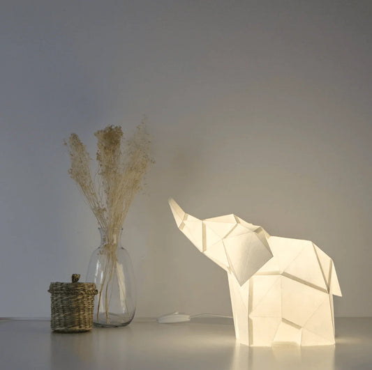 Luminária de PapelCraft Elefante DIY - STOA HOME DESIGN