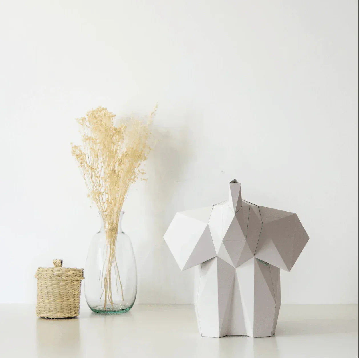 Luminária de PapelCraft Elefante DIY - STOA HOME DESIGN