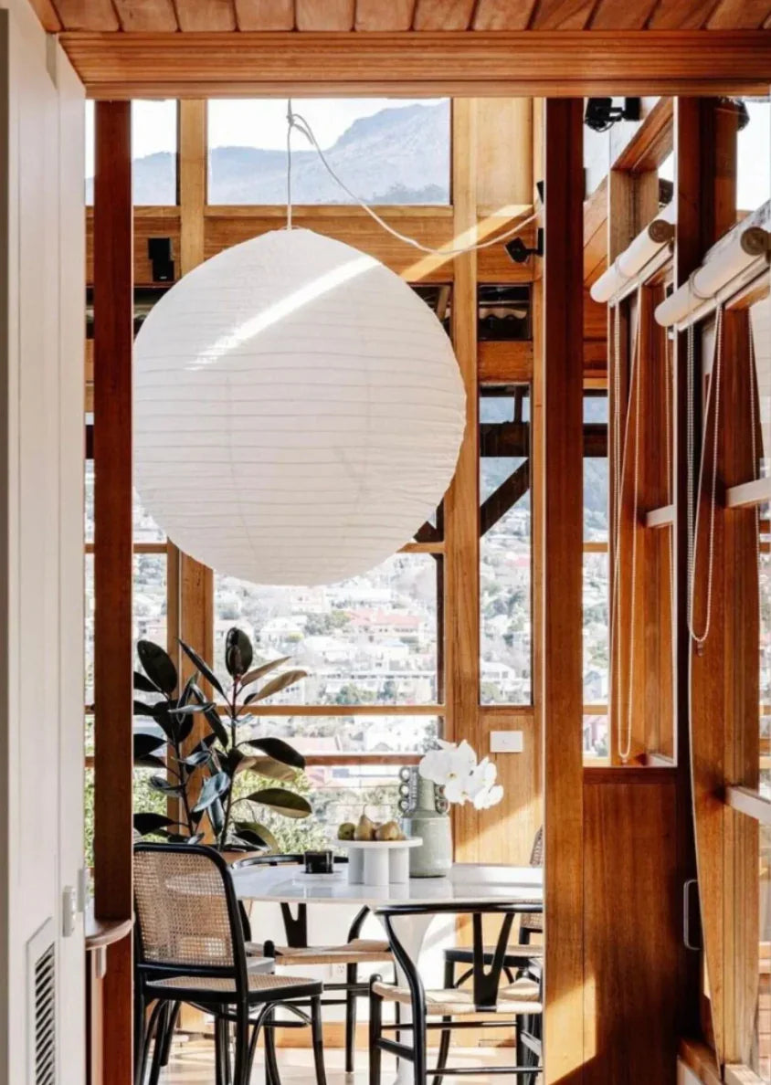 Luminária Pendente de Linho - STOA HOME DESIGN