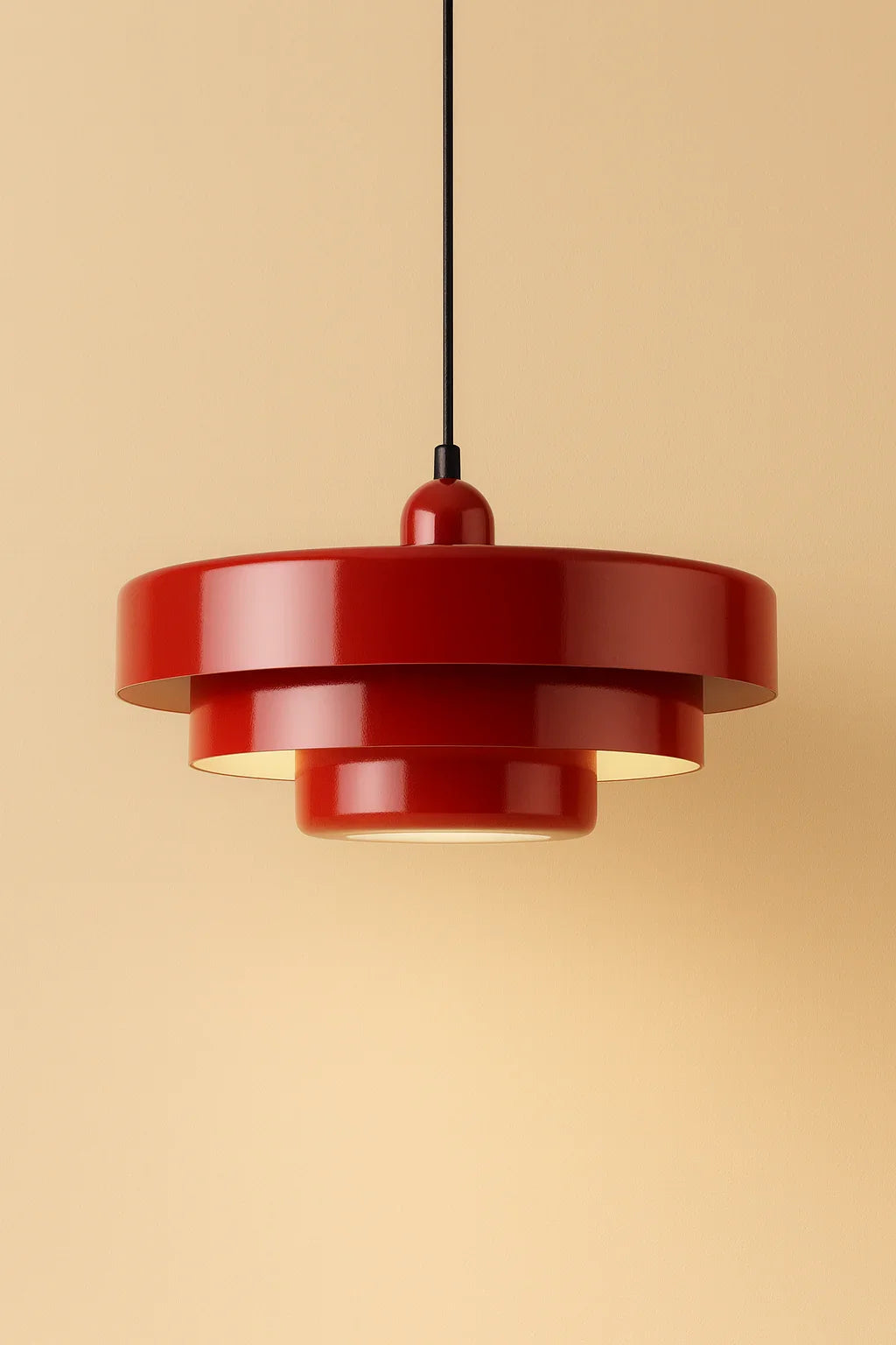 luminaria_de_teto_vermelho - STOA DESIGN