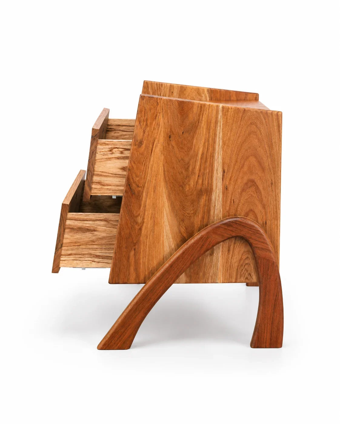 Mesa de Cabeceira Guitar Madeira Maciça Freijó