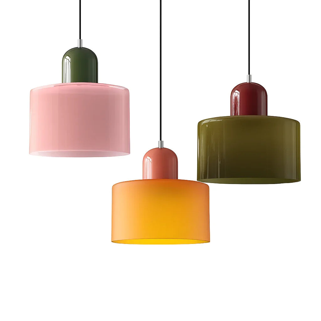 pendente_colorido_de_vidro - STOA DESIGN