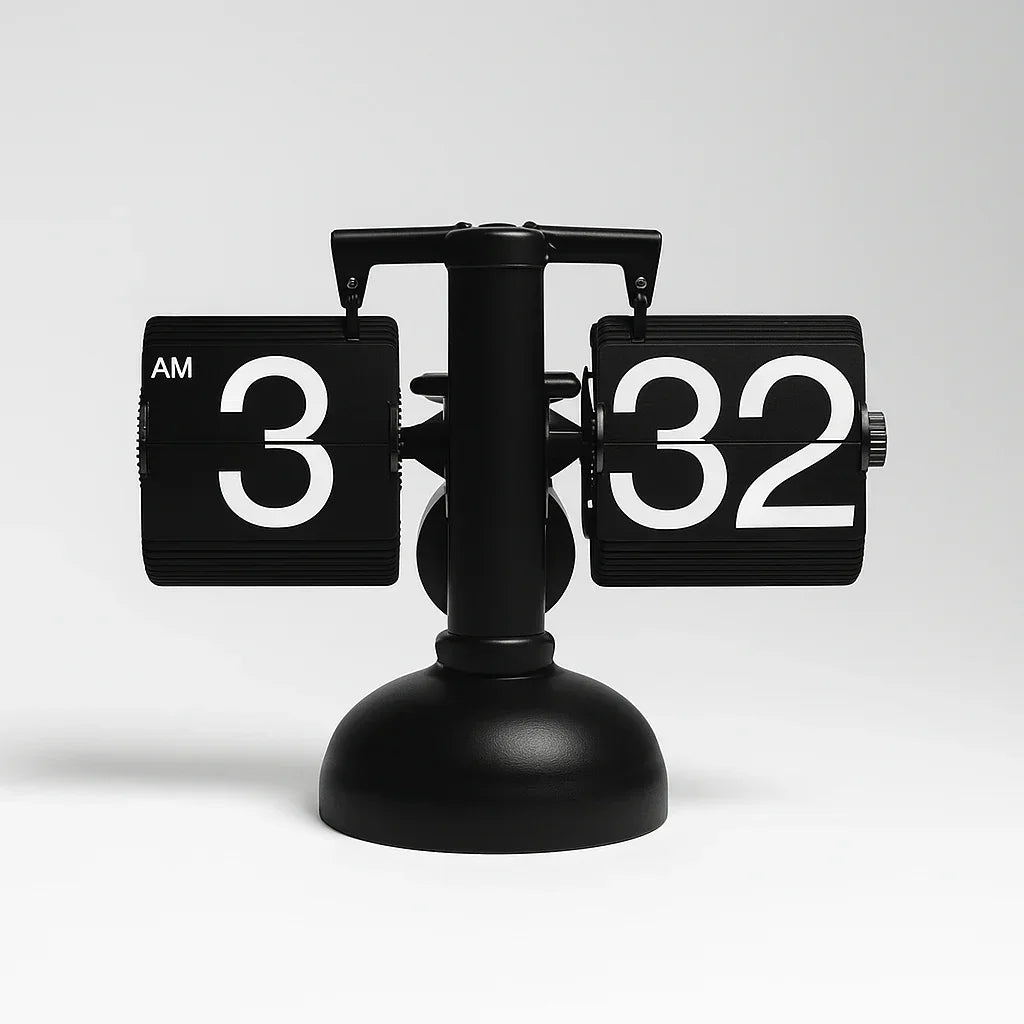 relogio-de-mesa-pagina-flip-preto-stoa-home-design-48539 - STOA DESIGN