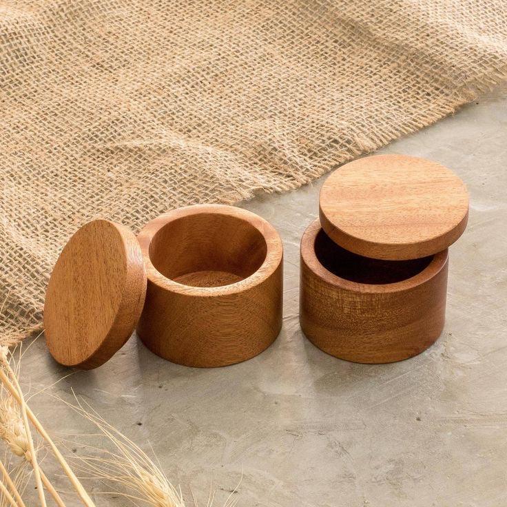 Saleiro e Tempero em Bambu - STOA HOME DESIGN