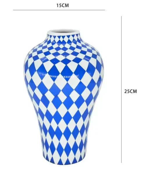 Vaso Geométrico Azul - STOA HOME DESIGN