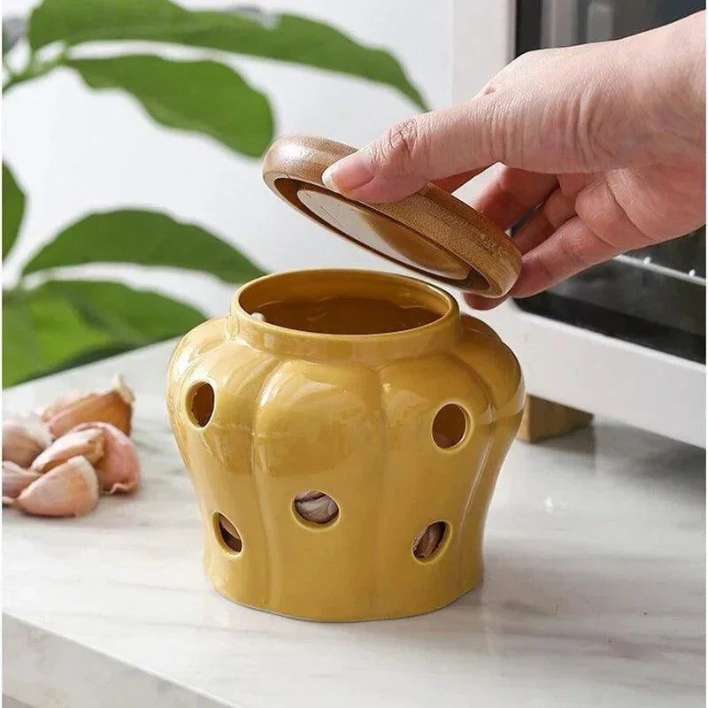 Pote para Guardar Alho - STOA HOME DESIGN
