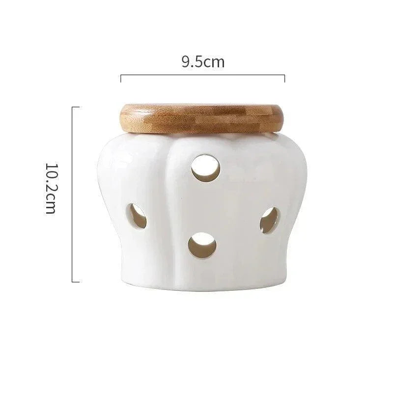Pote para Guardar Alho - STOA HOME DESIGN