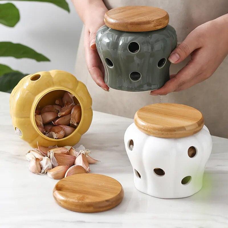 Pote para Guardar Alho - STOA HOME DESIGN